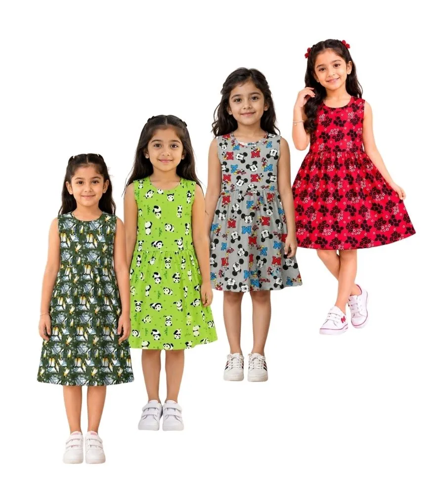 AOP Kids Sleeveless Frock