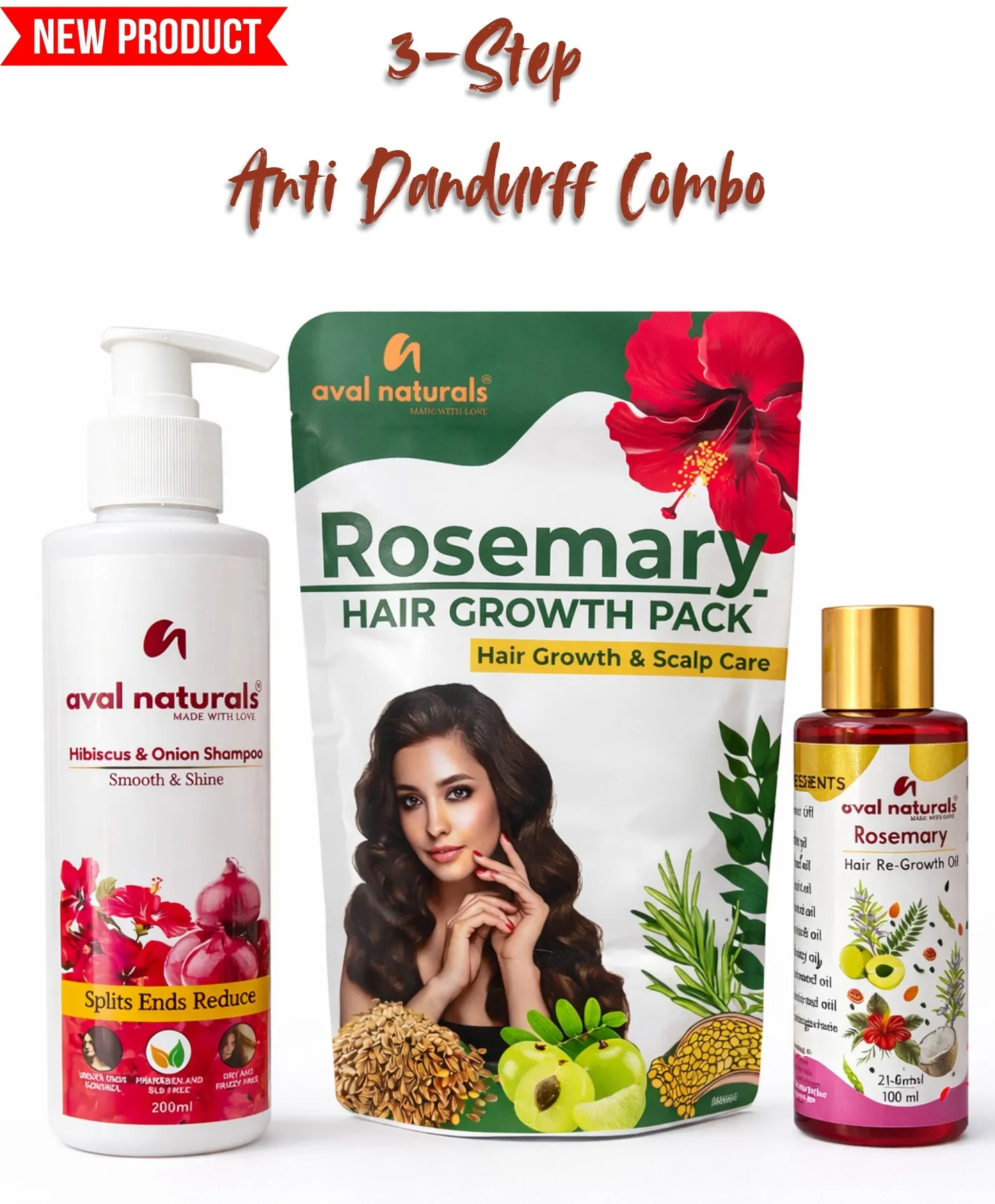 3 step Anti-Dandruff Combo