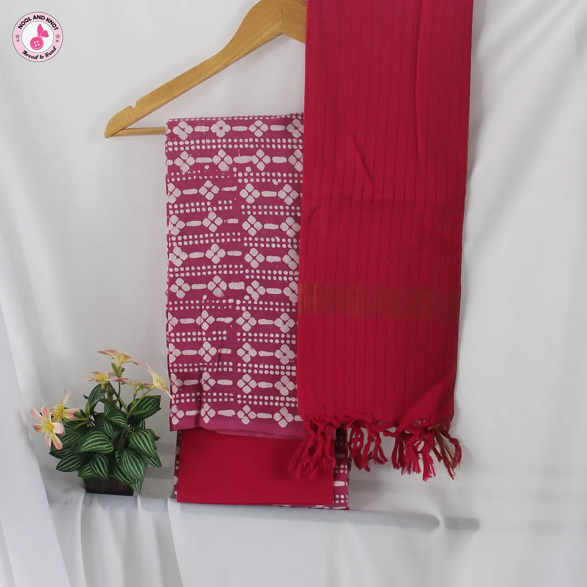 Handloom Cotton Salwar Set HCS - 08