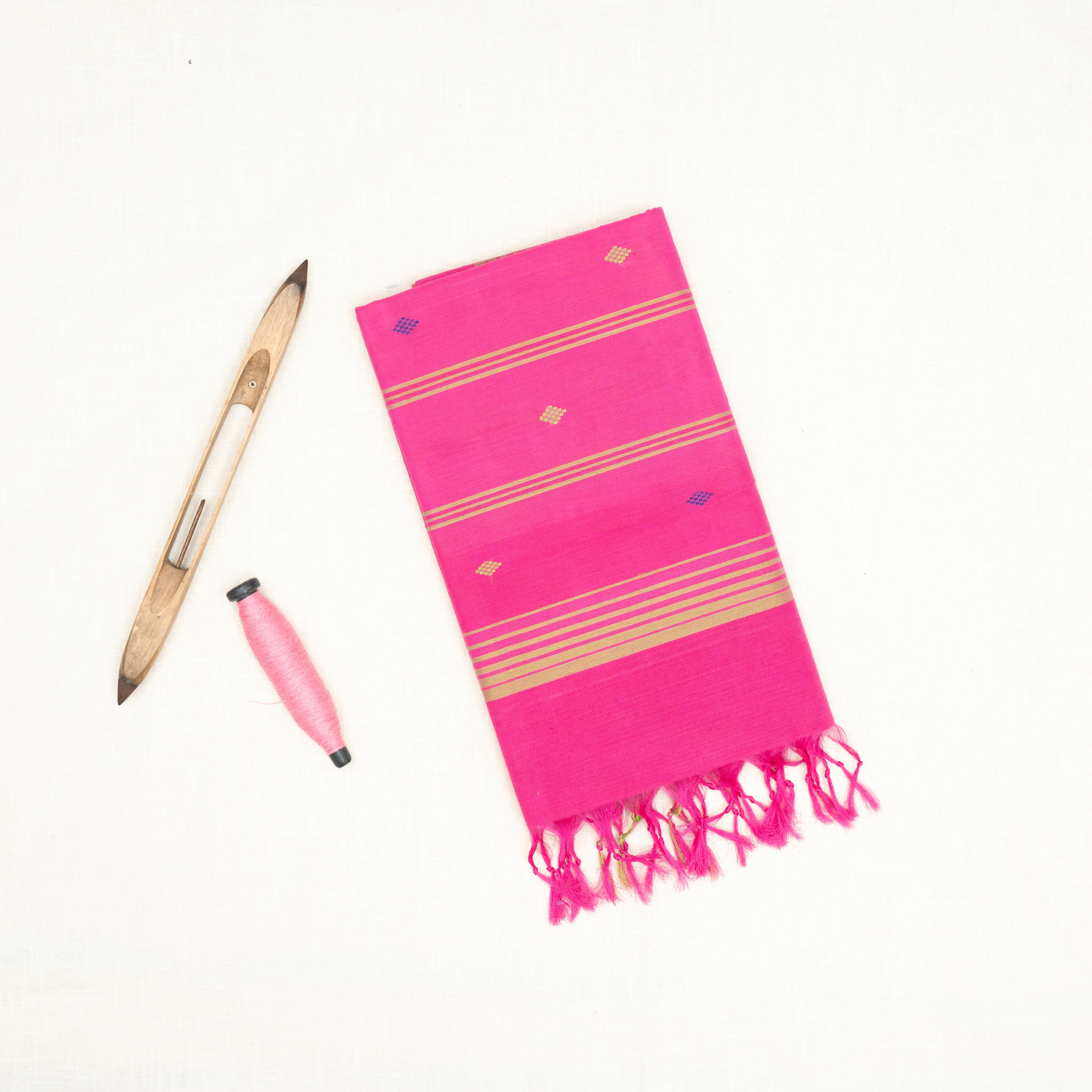 Premium Yarn Putta Saree with Blouse