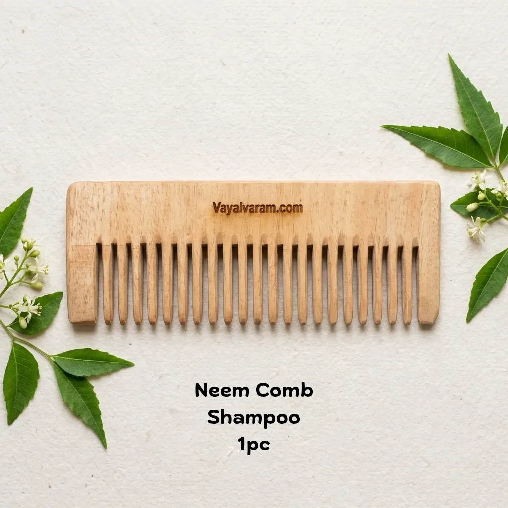 Neem Wooden Comb - Shampoo