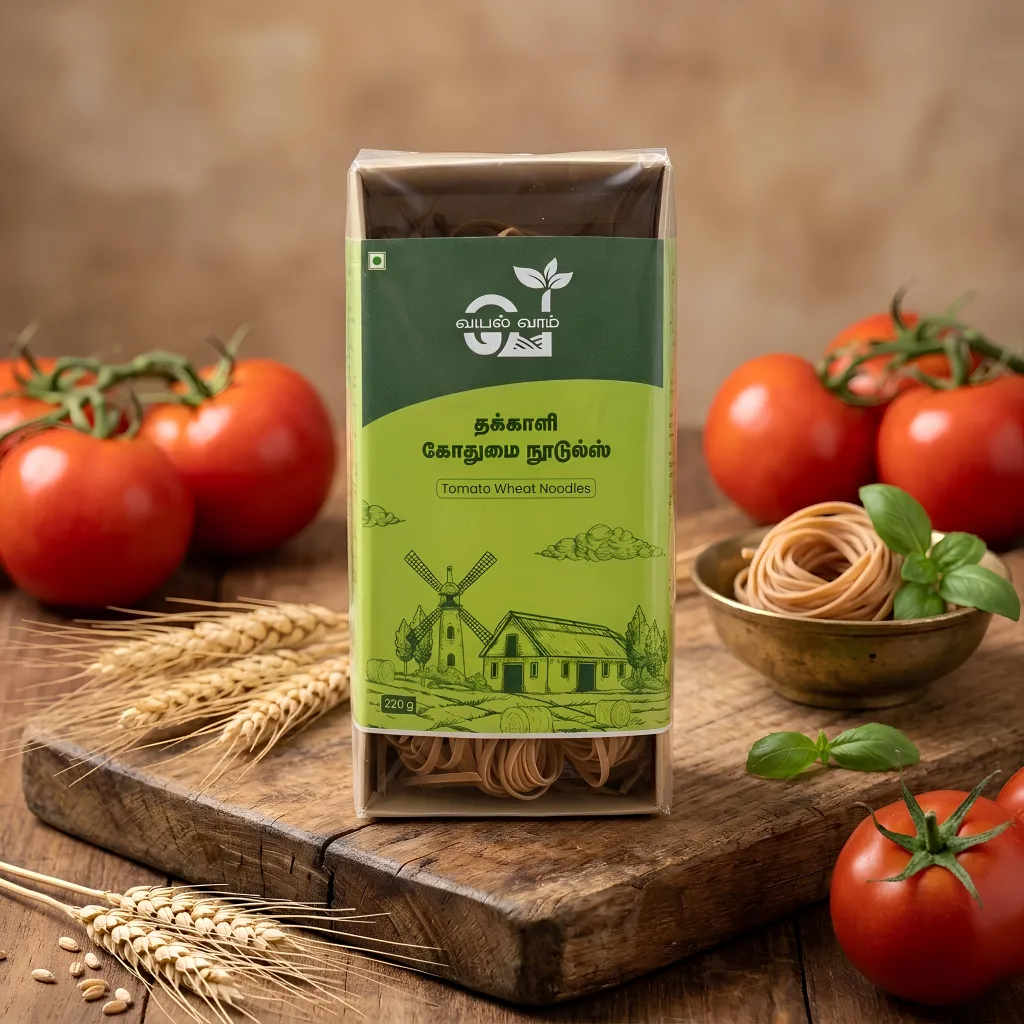Tomato Wheat Noodles