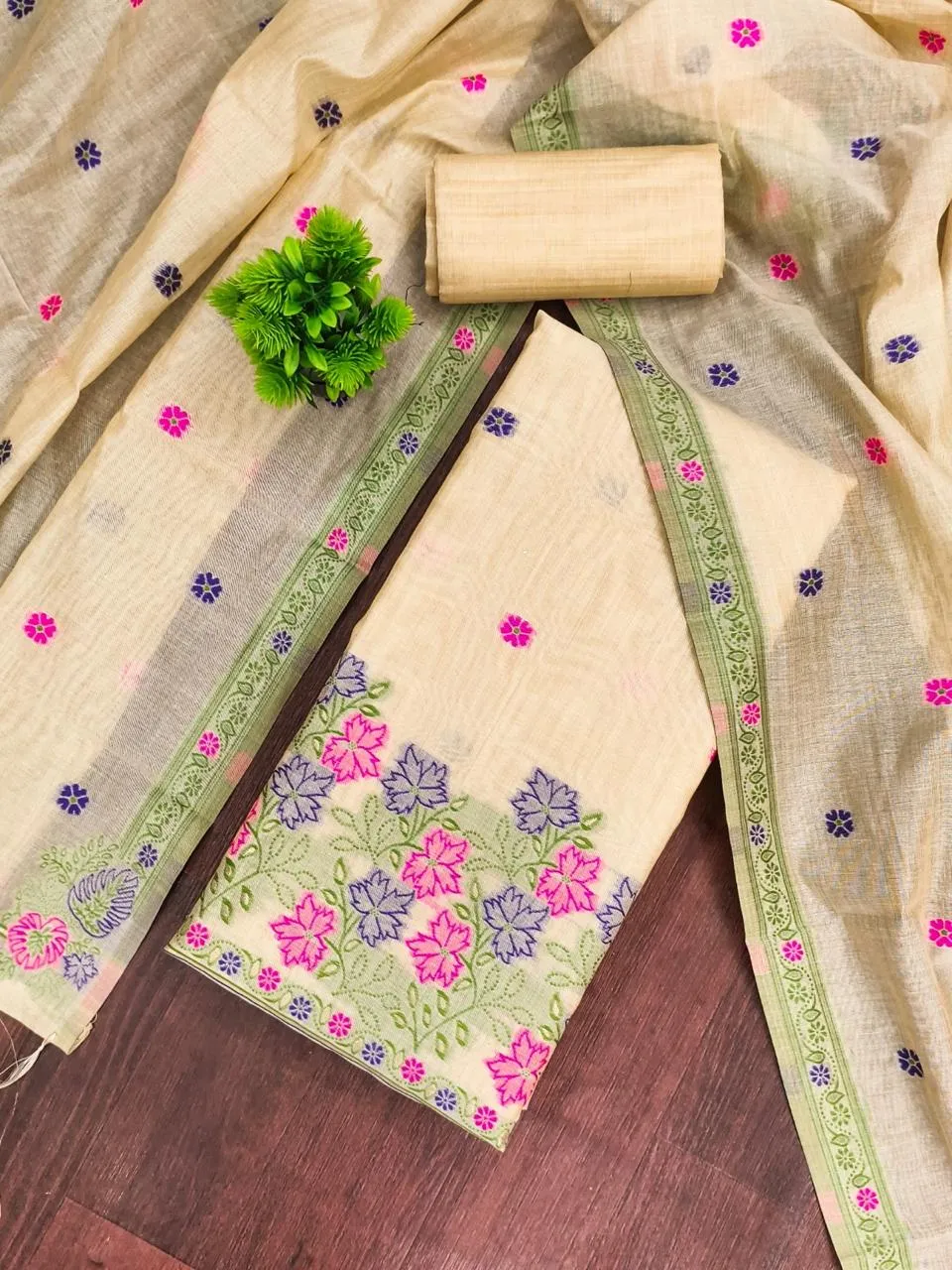 Jamdhani Silk Material - JS - 5