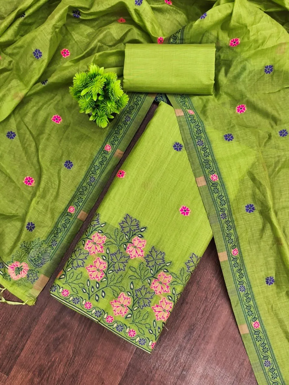 Jamdhani Silk Material - JS - 4