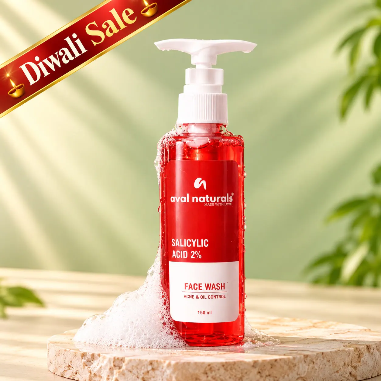 Salicylic acid face wash