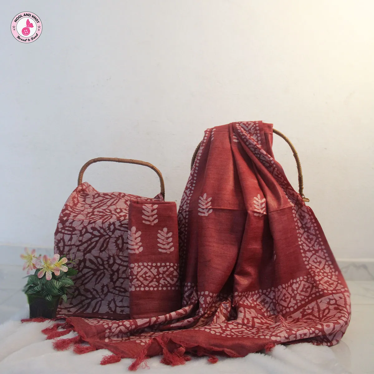 Dupion Slub Batik Printed Salwar DSBP - O1