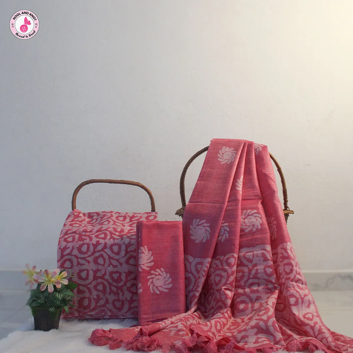 Dupion Slub Batik Printed Salwar DSBP - O3