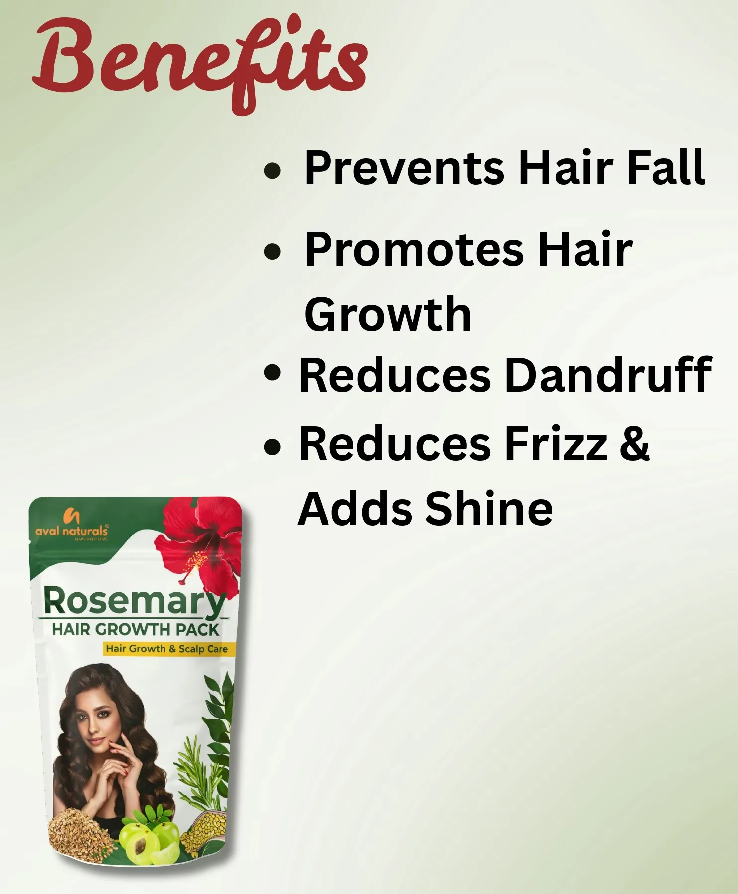 Rosemary Flaxseed Hair pack hover view