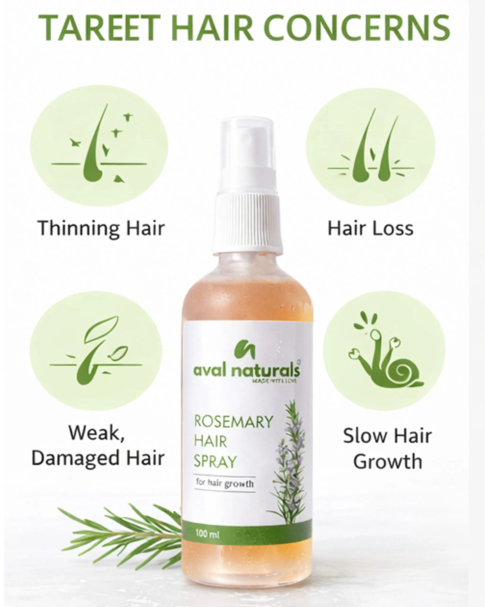 Rosemary Hair Spary hover view
