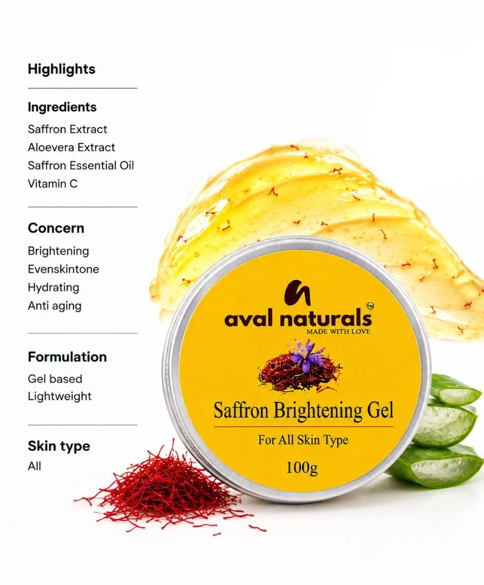 Saffron Skin Brightening Gel hover view