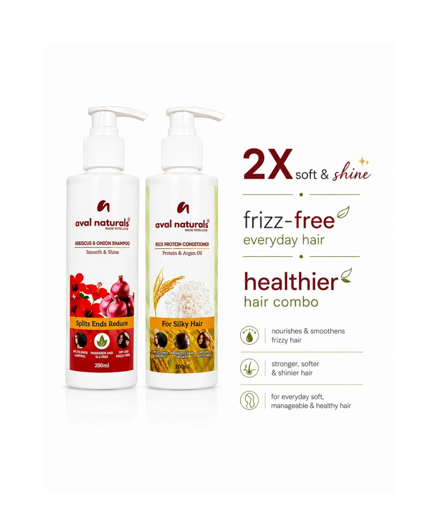 Soft & Shine Shampoo combo