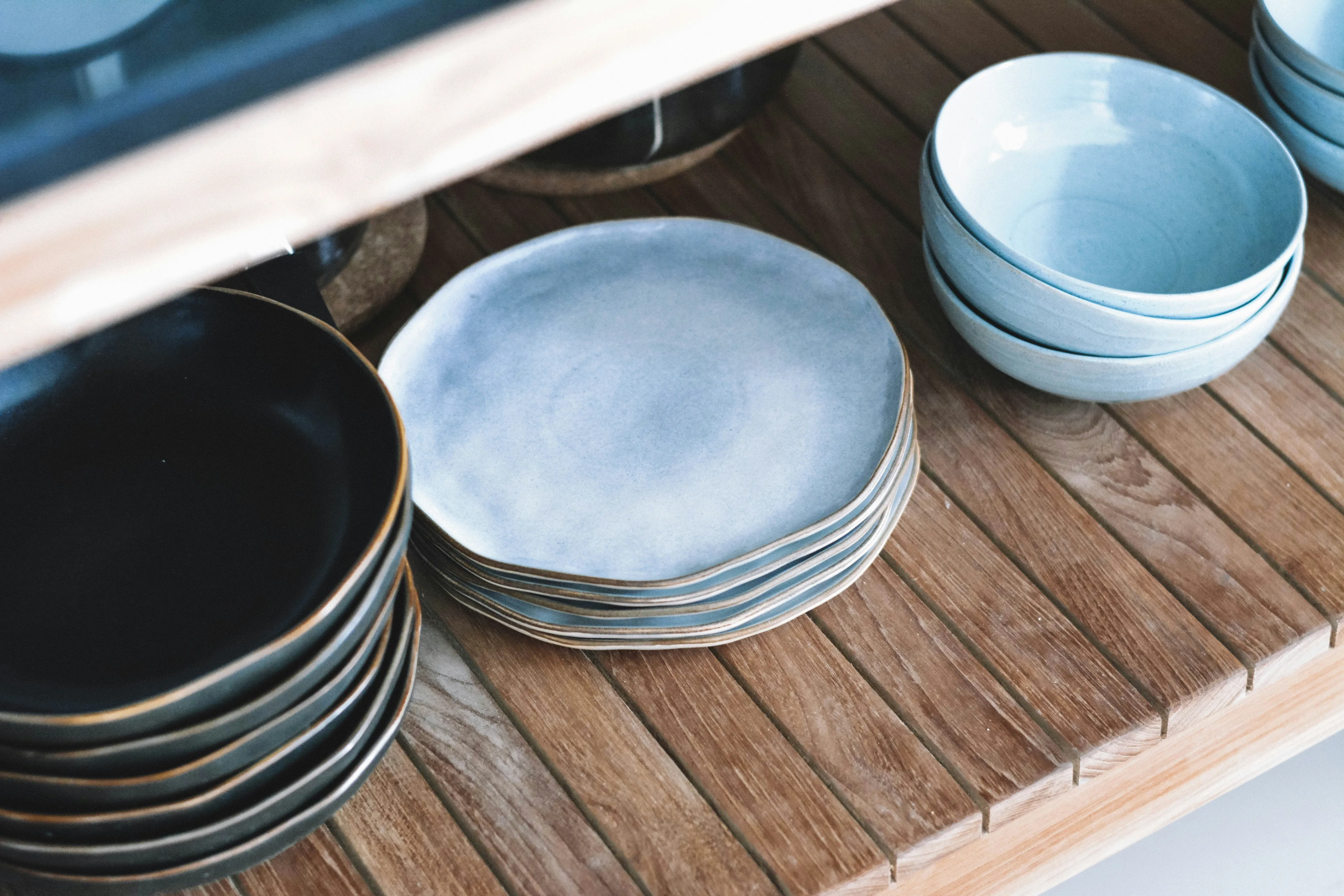 Stoneware Nesting Mixing Bowls Set of 3